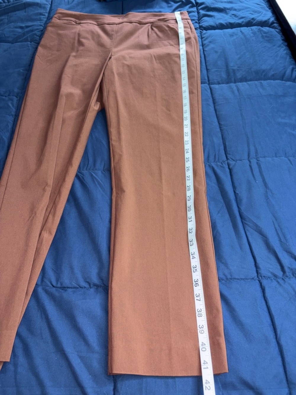 Chico's Straight-Leg Pull-On Pants in Brown - Picture 7 of 9